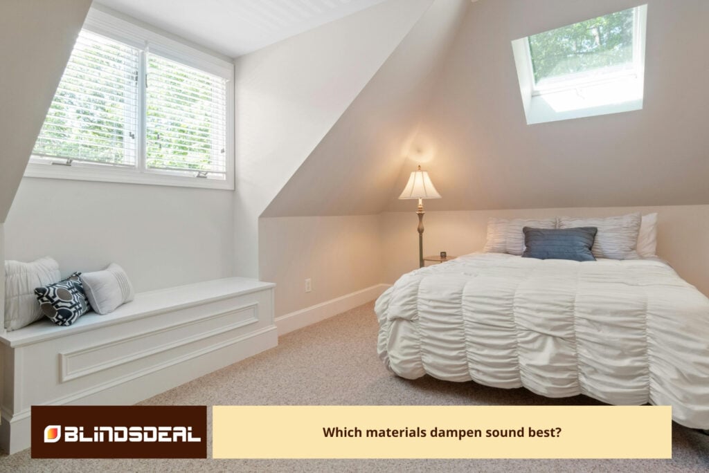 Which materials dampen sound best